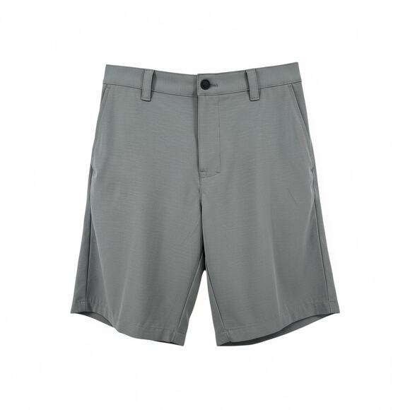Banana Republic Size 36 Shorts Men's Elastic Back Flat Front Gray Pocket Stretch - Picture 1 of 3